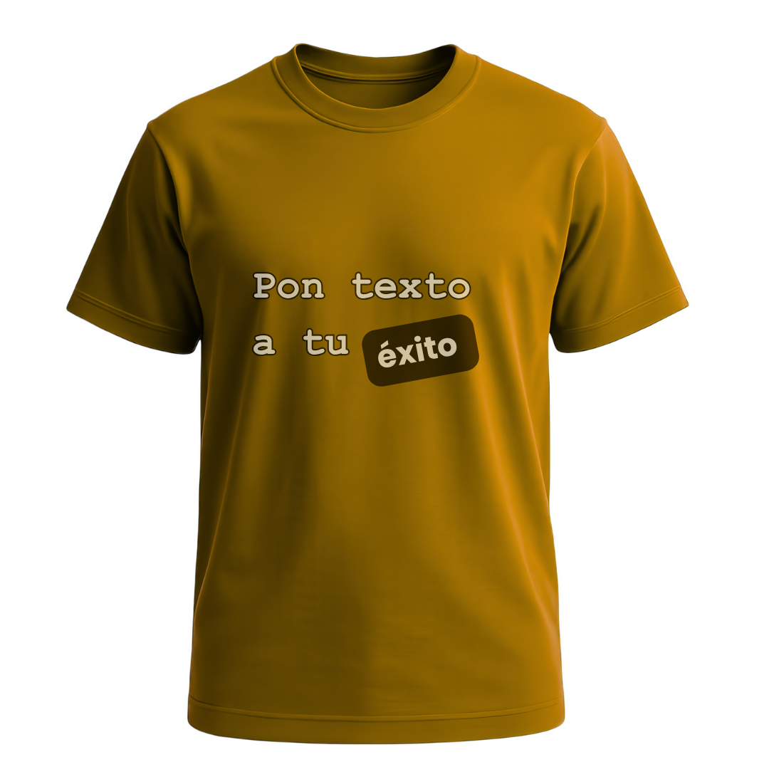 Camiseta Miguel Robles – Edición Personalizable "Pon texto a tu éxito"
