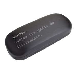 Funda de Gafas Miguel Robles – Edición "Gafas de interesante"